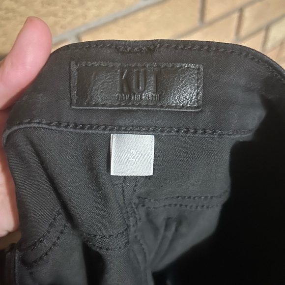 NWT Kut From The Kloth Women's Stevie Straight Leg Jeans Black Size 2 - Picture 8 of 8